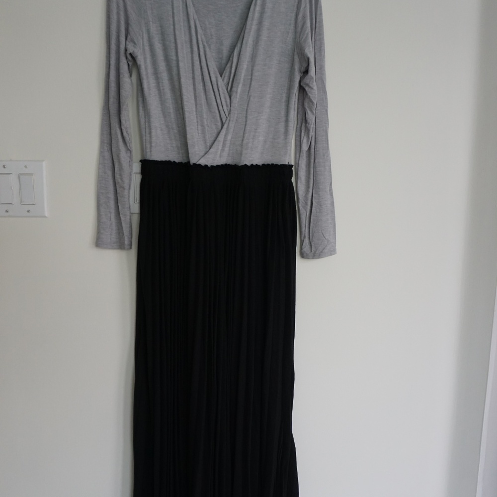 Anthropologie - Bordeaux Jersey Maxi Dress -- - Picture 2 of 8
